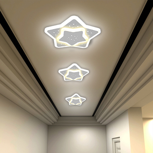 过道灯走廊灯现代简约满天星壁灯网红爆款个性入户玄关吊灯卫生间