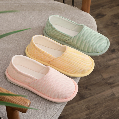 春夏秋薄月子f鞋女棉拖鞋女防滑45678月鞋夏软底孕妇产鞋包跟家居
