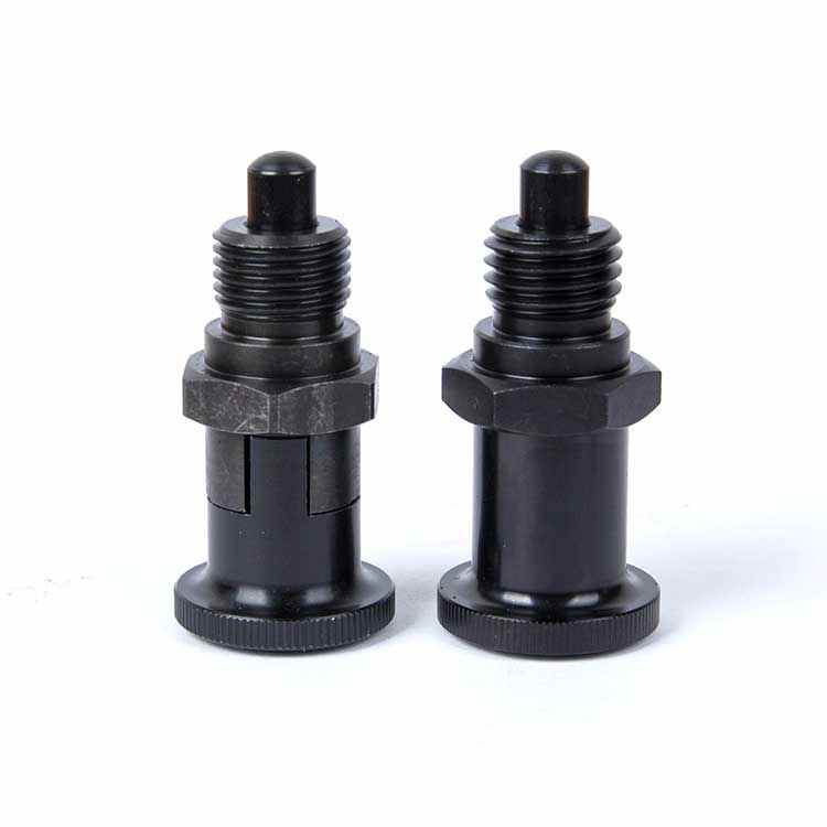 分度销 嵌入式旋钮柱塞 弹簧定位销 短螺纹 VCN215 M10~M20粗/细