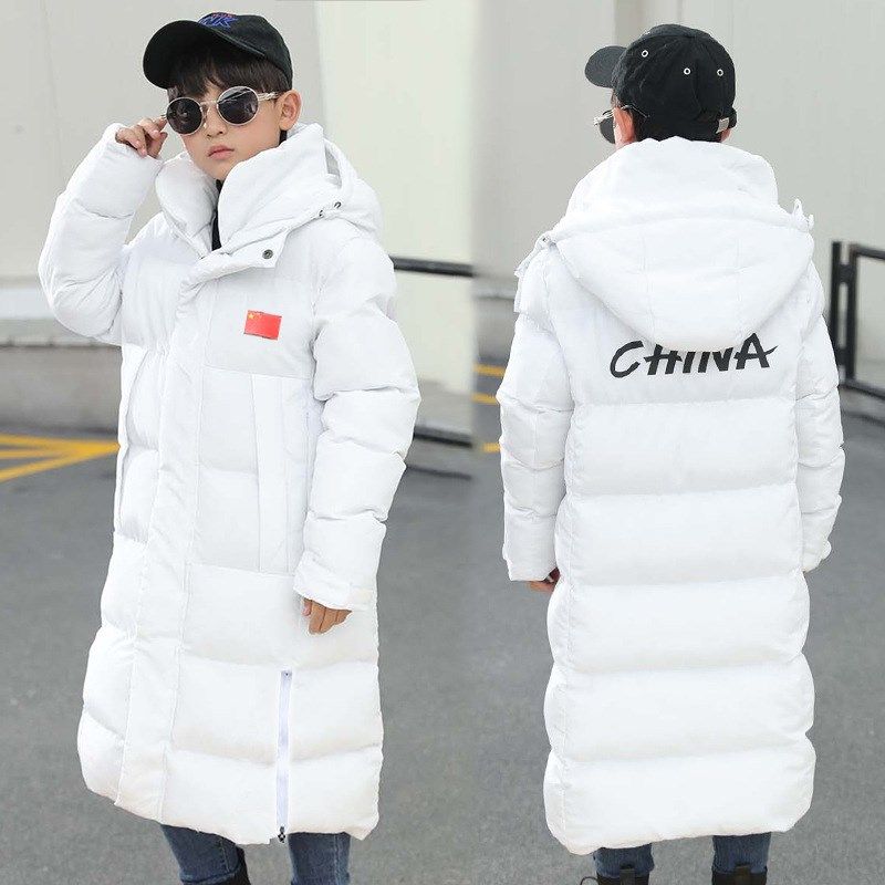 冬季运动棉服男女儿童棉衣棉袄中长款加厚足球训练体育生冬训大衣