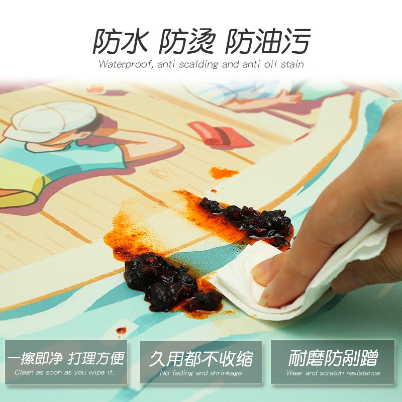 皮革PU书桌垫桌布餐桌垫软玻璃电脑学公室皮垫子防油防水防烫