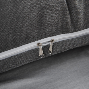 床头靠垫卧室软包三角大靠背纯色单双人绑带床上靠枕榻榻米可拆洗