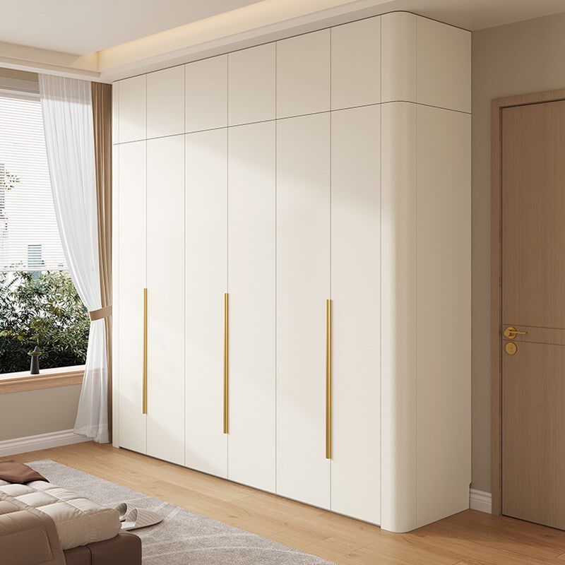 定制实木圆弧衣柜加高2.5/2.6/2.8/3米一门到顶奶油风卧室大衣橱,住宅家具,自由组合衣柜,淘宝优惠券,粉丝福利购,淘宝优惠卷