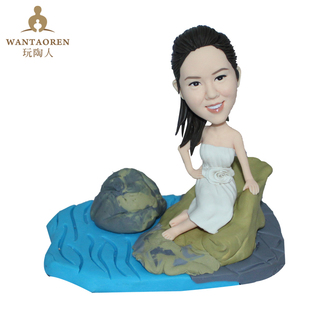 玩陶人泥塑e泥人真人定制 粘土捏人像diy玩偶软陶人偶公仔订做礼