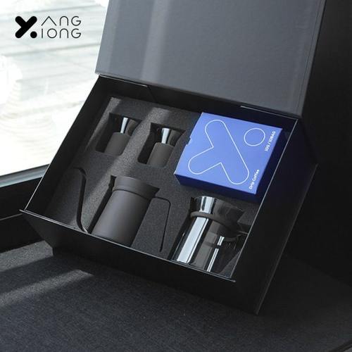 熊与杨手冲挂耳咖啡壶礼盒家用户外咖啡器具玻璃杯子极简商务礼品