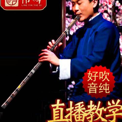 专业演奏洞箫笛乐器高档大人玉初学入门紫竹萧F六八孔G调古风长潇