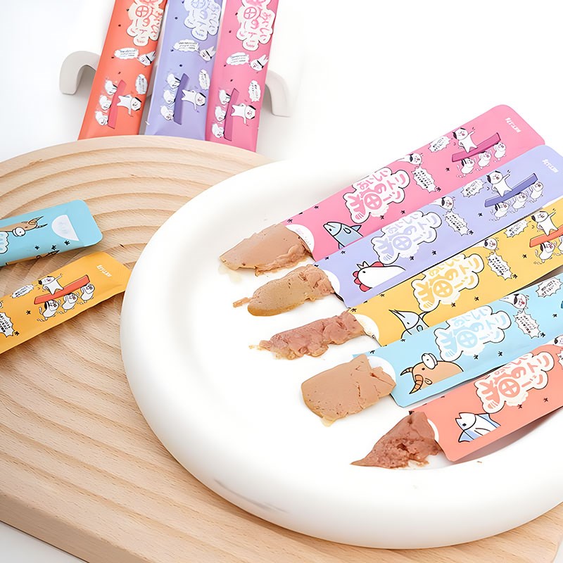 鱼膳猫条零食罐头营养鸡肉鱼肉幼猫专用猫粮湿粮流质主食整箱补水