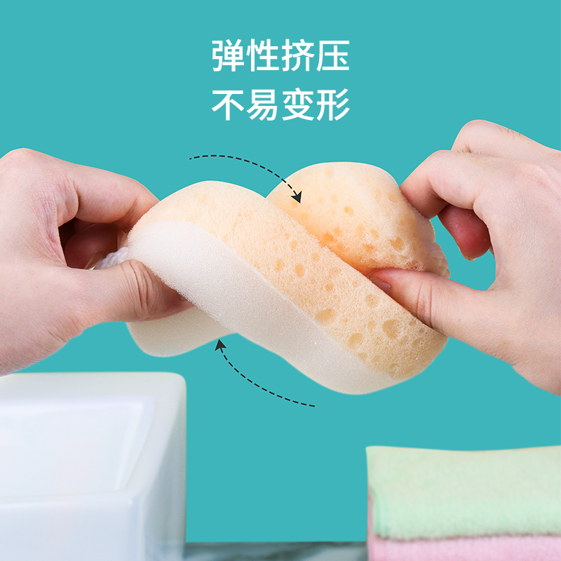 嘉卫士儿童搓澡海绵神器宝宝洗澡搓泥搓灰无痛沐浴新生婴儿洗头刷
