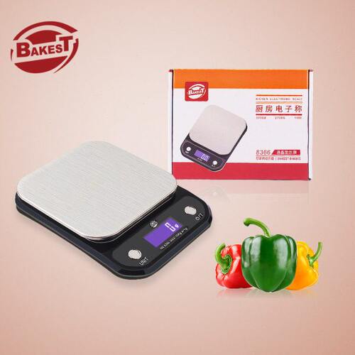 不锈钢厨房电子秤烘焙专用精准电子秤高精度厨房称家用1G焙斯特