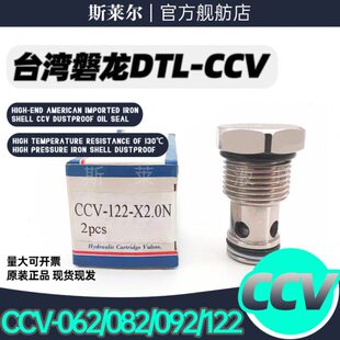062 082 092 台湾磐龙DTL单向插装 122 止回阀CCV 102 162 阀