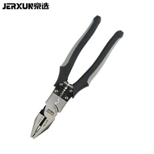京选（JERXUN）多功能8寸钢丝钳电工钳老虎钳工业级省力电线平口