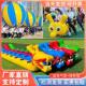 趣味运动会道具充气毛毛虫旱地龙舟运转乾坤大球竞速游戏团建器材