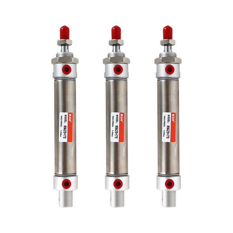 RIH瑞亨 MA迷你气缸亚德客型双作用小型汽缸不锈钢笔形气动气缸