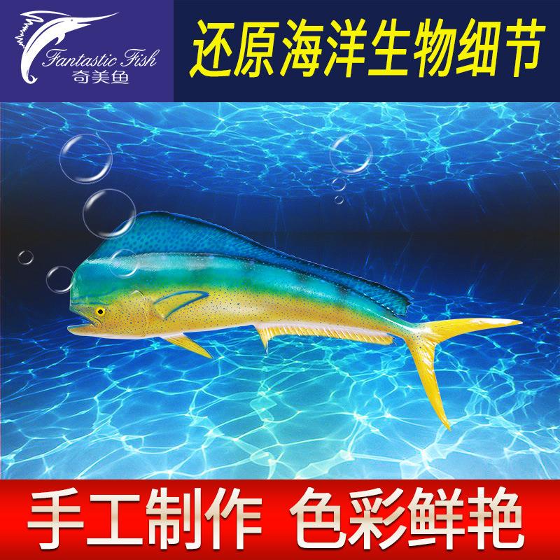 海洋工艺品海豚鱼半边玻璃钢雕塑室内装饰仿真鱼模型墙壁挂饰图片