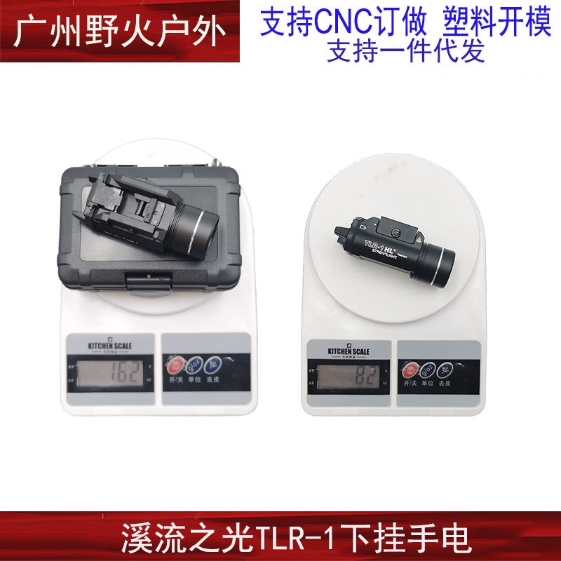厂家直销溪流之光TLR-1下挂电筒Stream LightP1手电1000流明20mm