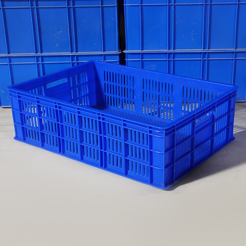 禽苗筐长方形周转筐快递物流运输筐蔬菜箱养殖场鸡鸭苗塑料筐