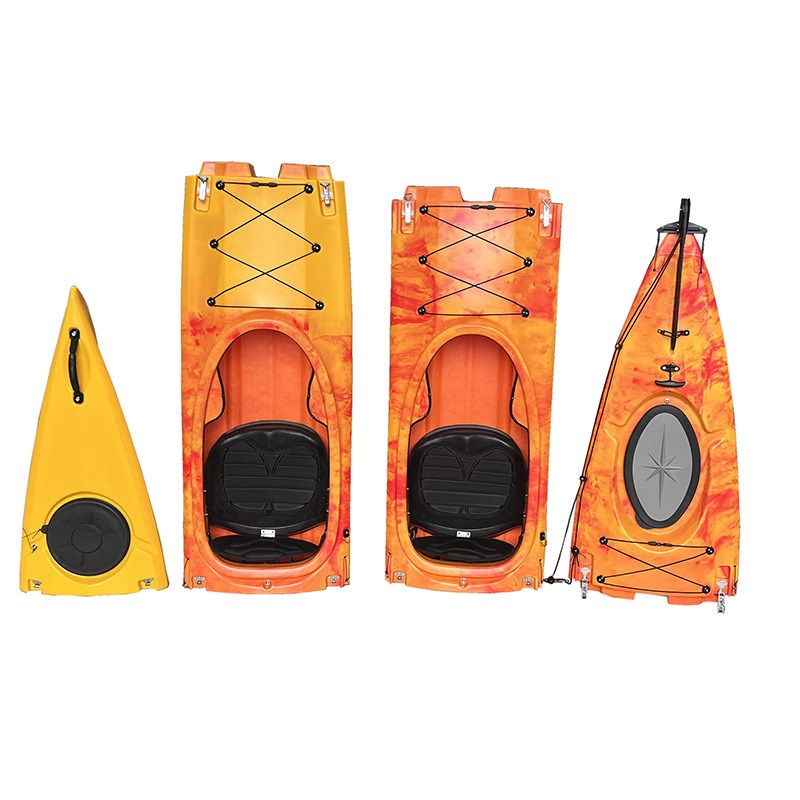 双人拼接海洋舟硬艇皮筏艇皮划艇漂流 塑料舟平台舟独木舟皮筏艇