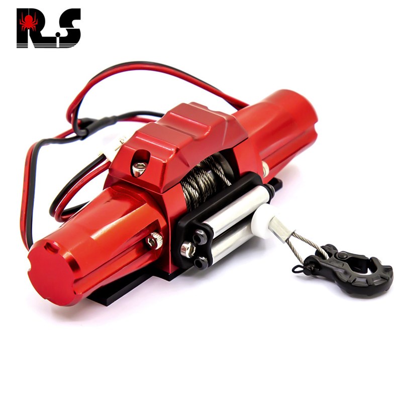 RS红蜘蛛出品攀爬车仿真金属双电机绞盘D90 Axial SCX10TRX-4 RS1