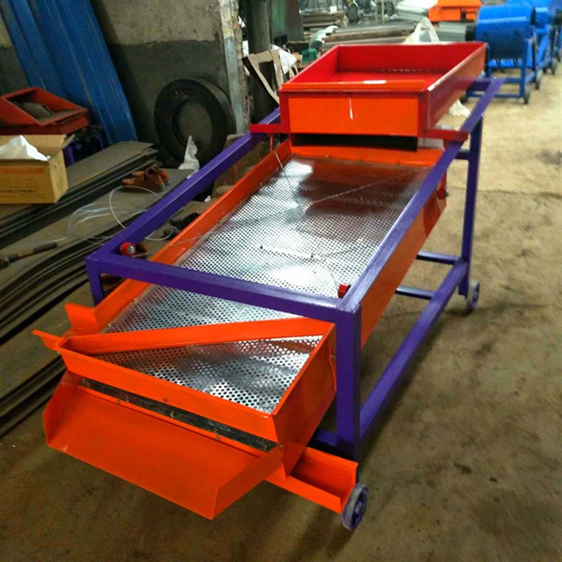大豆去石除杂设备 双筛净粮机械 黑豆荞麦去杂两相电振动过筛机