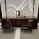 新中式 书法桌茶桌两用客厅禅意泡茶桌现代书桌茶台喝茶桌家具定制