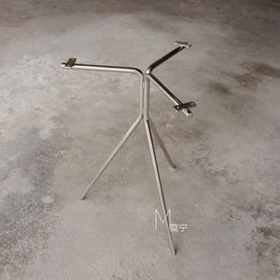 三脚 三角 莫宁定制 A140 雅致中古不锈钢桌脚 镜面