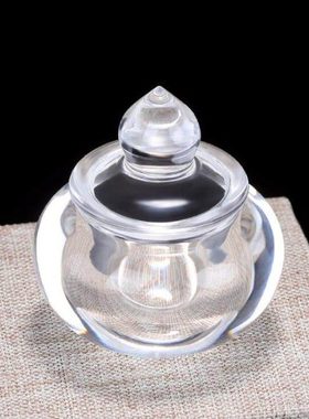 水晶舍利塔塔瓶子原矿白水晶密宗用供奉摆件小号嘎乌盒宝瓶