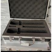 话筒铝箱保护箱 两支装 话筒小盒子KTV包房 线2祇麦克风铝箱 无线