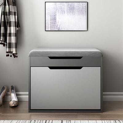 开尚北欧换鞋凳简约穿鞋凳可坐换鞋柜收纳凳储物家用门口翻斗鞋柜