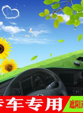 上汽红岩国六杰虎杰豹杰狮H6C500M500新金刚C100专用仪表台避光垫