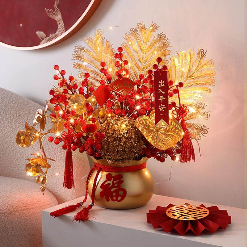 2023新年春节发财果福桶乔迁之喜装饰品摆件新居礼品高档大气实用,家居饰品,福桶,淘宝优惠券,粉丝福利购,淘宝优惠卷
