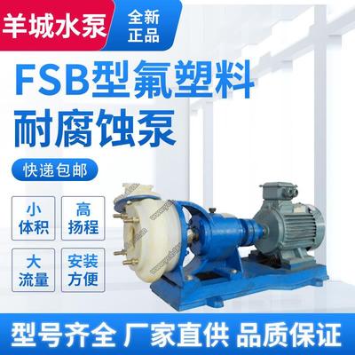 耐腐蚀化工泵FSB氟塑料循环泵卸车卸料卸药泵耐酸耐碱输送泵