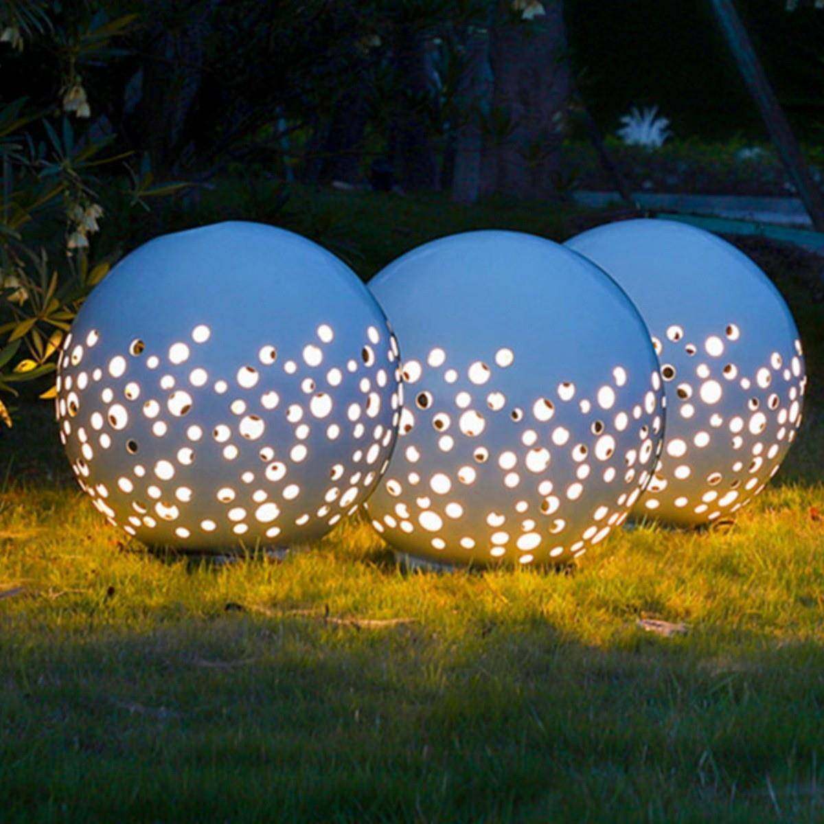 户外防水草坪灯现代景观园林圆球草地灯庭院氛围灯亮化工程草坪灯,家装灯饰光源,景观庭院灯饰,淘宝优惠券,粉丝福利购,淘宝优惠卷