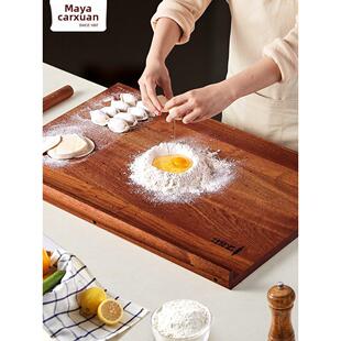 花梨木大切菜板压板实木切菜板厨房饺子压面板家用板材