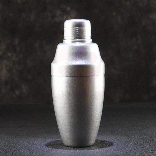 酒术不锈钢日式三段调酒器鸡尾酒磨砂刻花调酒壶摇酒壶英式雪克壶