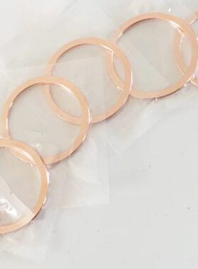 CF无氧铜垫片真空法兰密封圈CF16CF25CF35 真空TU2无氧铜垫圈