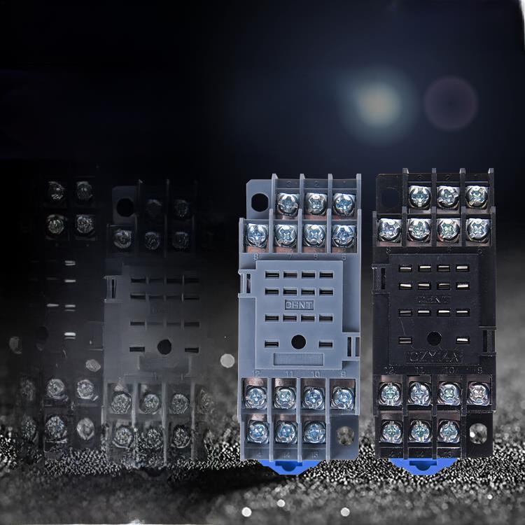 正泰小型继电器底座CZY08A-02插脚8孔CZY14A插脚14孔RS-NXJ-2Z/4Z