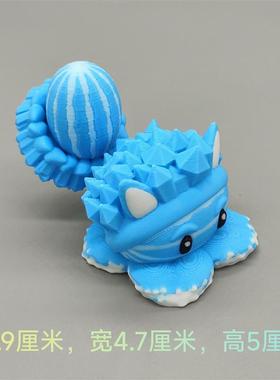 僵尸大战植物摆件僵尸打印大战桌面杂交植物3D版实物模型磁力坚果