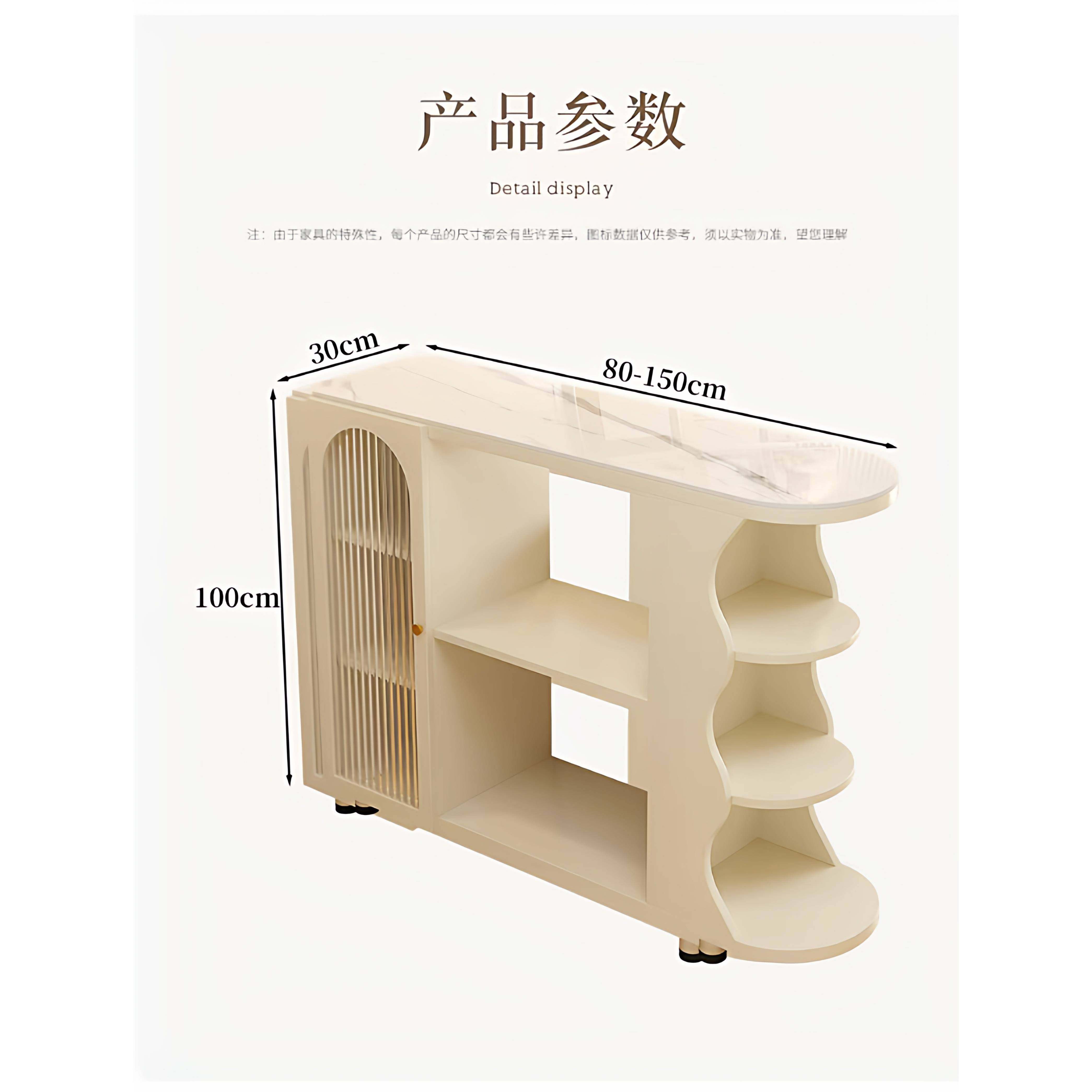 岩板边几玄关柜可移动沙发边柜侧边柜储物柜吧台出客厅吧台隔断柜