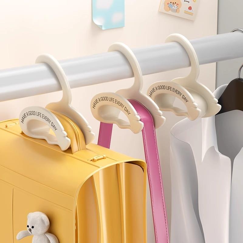 包包挂钩衣柜收纳神器无痕挂包架子丝巾领带拱形挂架可叠加衣帽架