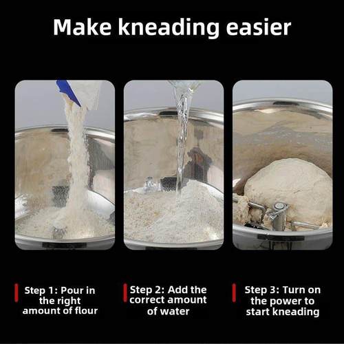 商用全自动面盆式多功能搅拌馅料5 - 8 - 15kg家用小型和面机