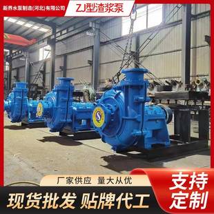 渣浆泵高铬合金耐磨无堵塞矿用抽沙泵泵卧式 ZJ卧式 大流量潜水泵