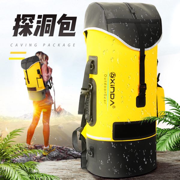欣达户外探洞包防水登山包溯溪包双肩轻量耐用运动背包绳包装备包