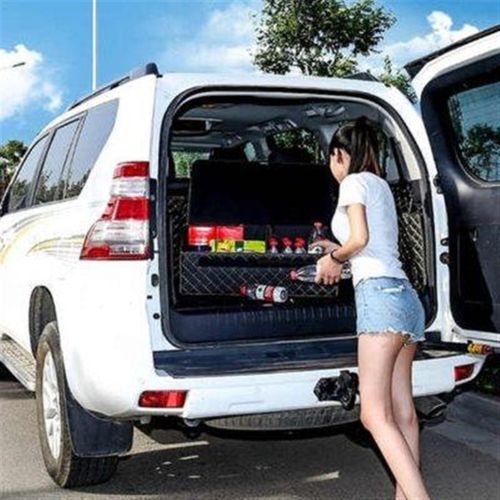汽车后备箱储物箱多功能可折x叠收纳箱车内装饰用品车上收纳整新
