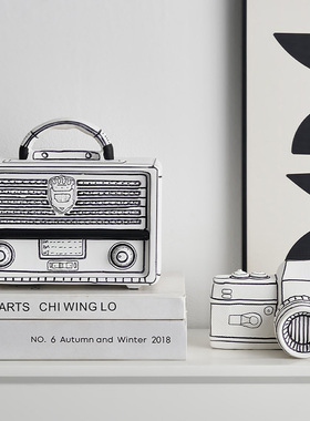 复古艺术摆件家居k饰品玄关客厅家居电视柜酒柜软装摆设怀旧老物