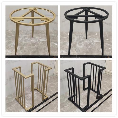 现货铁艺桌腿支架办公电脑会议书桌脚金属茶几架餐桌腿