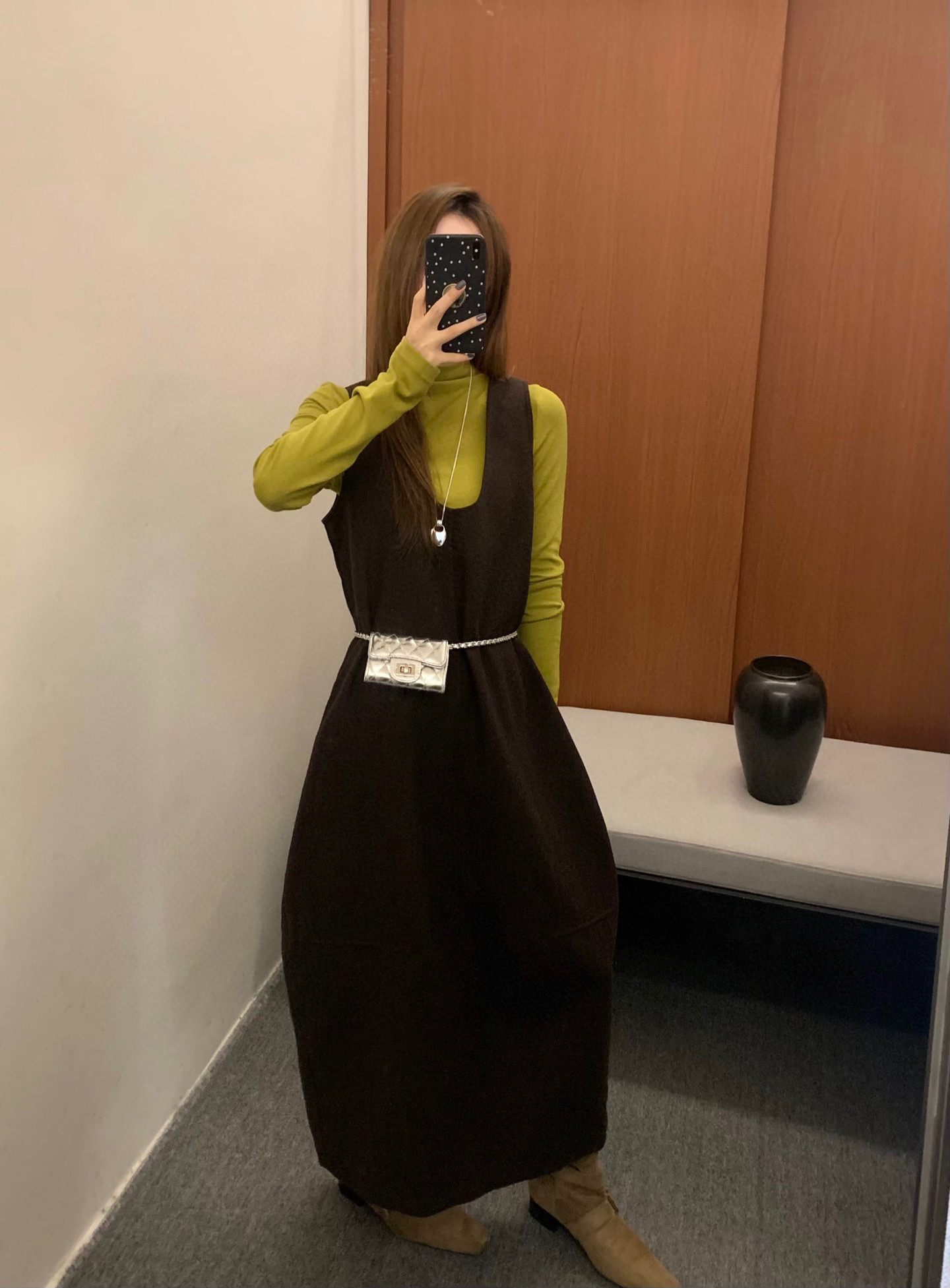 非真实价格：韩系休闲简约百搭背心裙