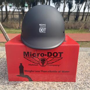 复古半盔小盔体头盔男女电动摩头车安全帽德式瓢盔轻便新国标3C