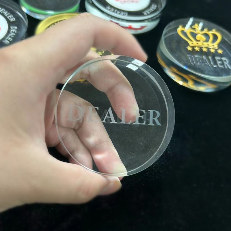 德州扑克DEALER庄码庄家位庄牌庄片压牌片庄位牌button指示牌