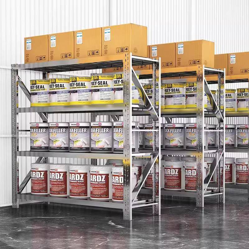 304不锈钢仓储重型货架冷库地下室加厚储物架食品厂多层调节货架