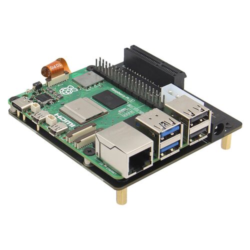 树莓派5PI5 PCle转标准PCIe x4插槽扩展板兼容多种PQCIe扩展 X101